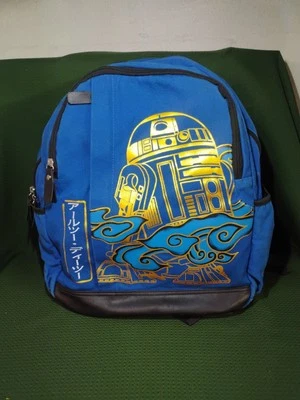 Mochila grande para computadora portátil con impresión japonesa Disney Star Wars R2-D2 R2D2 Foto 1 de 4