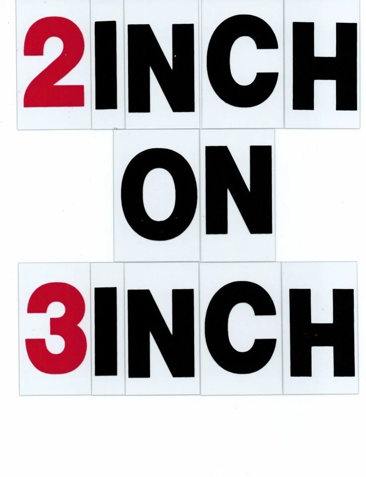 SIGNS LETTERS MORE 2" on 3" Changeable Outdoor Portable Sign Letters 299ct