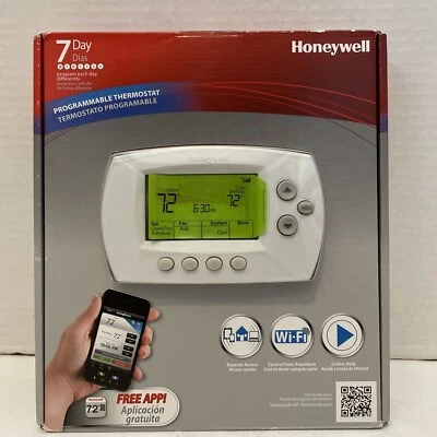 New/Open Box*Honeywell 7-Day Programmable Thermostat*RTH6580WF - Image 1 of 4