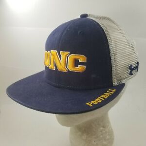UNC Snapback Trucker Hat mesh cap Blue Vtg University of Northern Colorado Bears