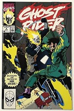 GHOST RIDER #4 - Marvel 1990 - VF/NM - Mark Texeira - Mr. Hyde Appearance