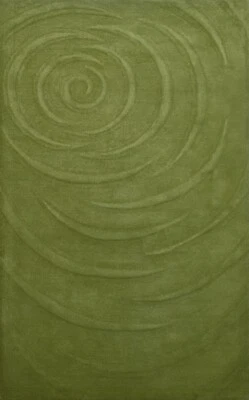 Handgetufteter Wolle teppich 150x240 Grün  Modern Wohnzimmer SH212 - Bild 1 von 4