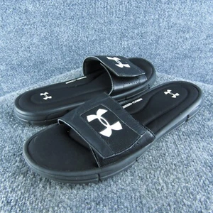 Under Armour Hombre Tobogán Negro Sintético Talla 10M Poco Uso 2025 - Imagen 1 de 6