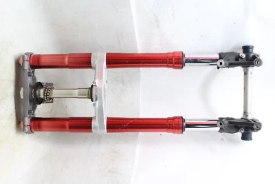 2007 KAWASAKI NINJA ZX6R ZX600P OEM COMPLETE FRONT END FORKS TRIPLE TREE - Image 1 of 4