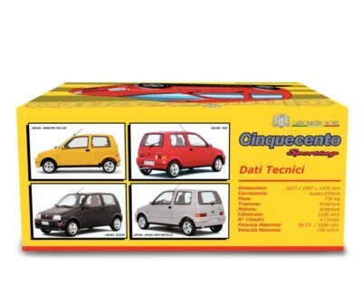 LAUDORACING 1/18 Resin - Fiat Cinquecento Sporting MY 1994-1996 - Immagine 1 di 4