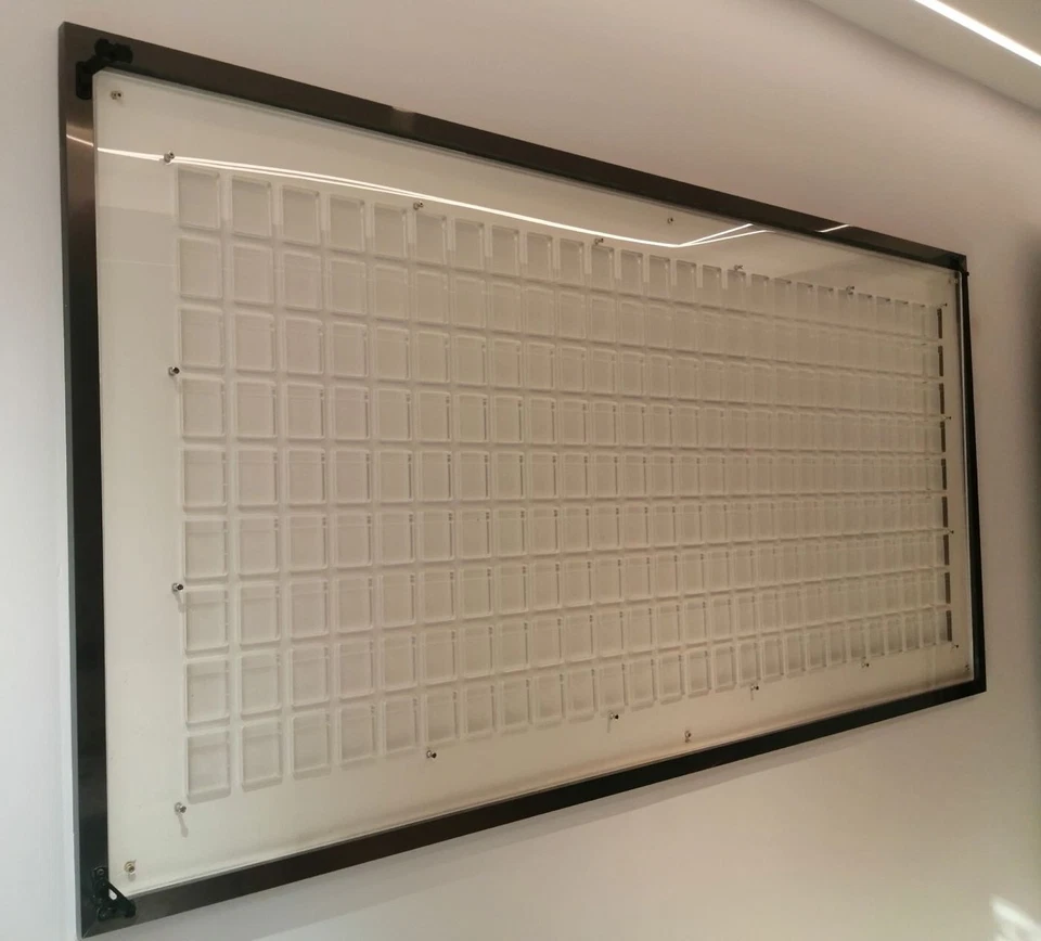 CUSTOMIZE Crystal Acrylic Wall Display Frame For ANACS/NGC/PCGS Coin Slab Holder - Image 1 of 4