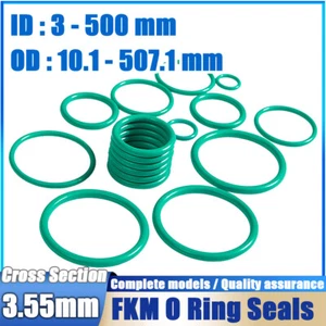 Metric Vitons Rubber FKM O Ring Seals 3.55mm Cross Section 3mm-500mm ID - Picture 1 of 256