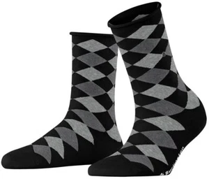 Burlington Womens Sandy Short Socks - Black - Picture 1 of 5