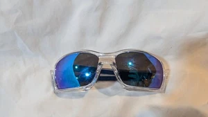 Occhiali da sole MCR Safety Swagger montatura trasparente lenti a specchio blu Z87 - Foto 1 di 4