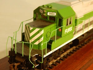 Athearn 8005 HO FURX SD40-2  Diesel Locomotive #3004 Tested Runs Lights - Picture 1 of 16