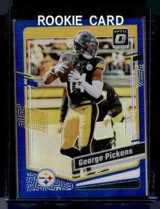 2023 OPTIC BLUE /199 160 George Pickens Pittsburgh Steelers - Picture 1 of 1