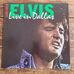 Elvis 'Live In Dallas June 1975' Vinyl LP, Fan club, Holland pro cleaned EX/VVG - Picture 1 of 5
