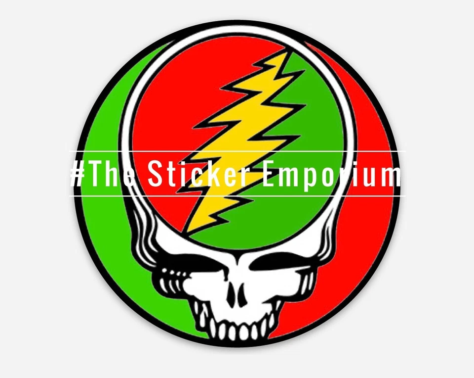 GD Rasta Reggae SYF Sticker Stealie Vinyl Phish Decal