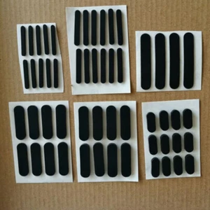 Selbstklebende Gummipads Rutschfeste Füße Dämpfende Breite 8mm Tischbeinschoner - Picture 1 of 5