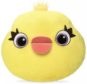 Disney Store Toy Story 4 Cuscino Peluche Anatra Giallo Nuovo con Etichetta Larghezza 15" - Foto 1 di 2