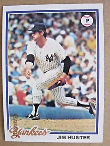 1978 TOPPS BASEBALL CARD #460 NEW YORK YANKEES JIM "CATFISH" HUNTER - Bild 1 von 6