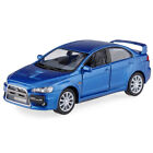 KINSMART 2008 MITSUBUSHI LANCER EVO X Blue 1:36 Scale 5 Inch Toy Car