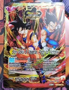 SS Vegito Son Goku Vegeta BT20-084 World Championship Promo Dragon Ball Card - Picture 1 of 4