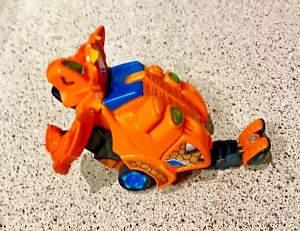 VTech Dart Triceratops Switch Go Dinosauro Auto da Corsa Giocattolo Arancione Jeep Testato Funziona - Foto 1 di 5