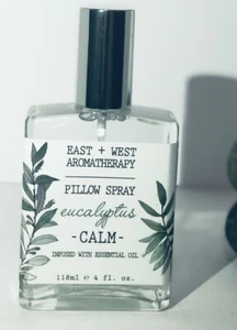 East+West Aromatherapy EUCALYPTUS ‘CALM’ Pillow Spray W/Essential Oil 118ml - Picture 1 of 5