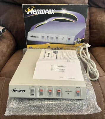 Memorex Relocate Power Taps Transient Voltage Surge Suppressor E115193 PC-0061N - Image 1 of 4