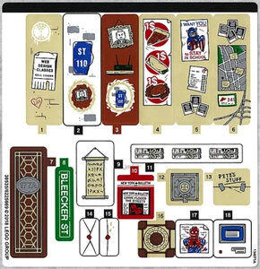 NEW LEGO - Sticker - Super Heroes - Marvel - Sanctum Sanctorum - Sheet 1 - 76108 - Picture 1 of 1