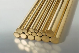 1-1/2" (1.500) C360 BRASS SOLID ROUND ROD 1-1/2" Long H02 New Lathe Bar Stock - Picture 1 of 5