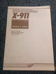Korg X-911 Guitar Synthesizer Owners Manual - Bild 1 von 5