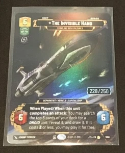 Star Wars Unlimited The Invisible Hand Crawling with Vultures Serialized 228/500 - Picture 1 of 2