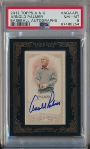 2012 Topps Allen Ginter Arnold Palmer Auto RC PSA 8 come nuovo SP - Foto 1 di 2