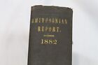 1882 Annual Report of the Board of Regents of the Smithsonian Institution HC