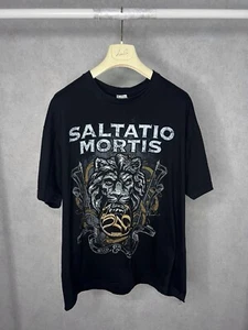 SALTATIO MORTIS Festival Tour 2014 Folk Heavy Metal Música Talla XL Camisetas Negras - Imagen 1 de 4