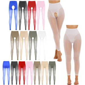 Women Stockings Sheer Pants Lingerie Tights See-through Adult Patchwork Hosiery - Picture 1 of 138