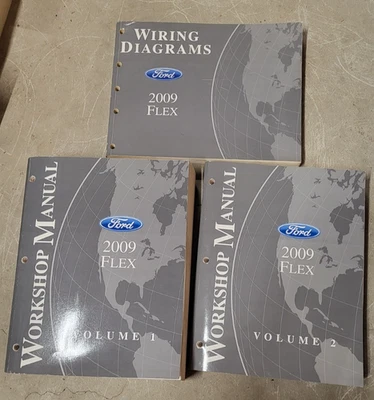 Ford Flex 2009 taller servicio cableado eléctrico manual conjunto OEM taller diagnóstico Foto 1 de 4