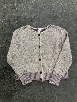 Cárdigan Suéter Sundance Lana de Cordero Cachemir Angora Para Mujer XL Púrpura Tejido Foto 1 de 4