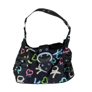 Y2K XOXO Schultertasche mit buntem Herz Design 2000er Jahre Mcbling - Bild 1 von 5