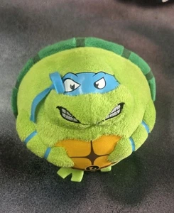 TY Beanie Ballz Teenage Mutant Ninja Turtles Leonardo 7" Ball Plush - Picture 1 of 5
