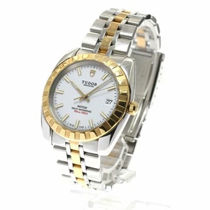 Tudor 21013 Classic Date YG Combination Automatic Mens Wristwatches Rank B - Picture 1 of 6