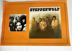 Vintage 1970 Steppenwolf Full Color Poster Book Cover - Picture 1 of 1