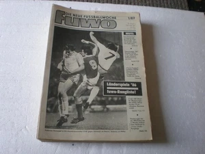 DDR Fußball Zeitschrift " FUWO " Jahrgang 1987 ( vollständig ) - Bild 1 von 3
