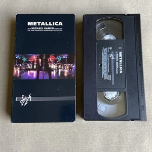 S&M Metallica (VHS 1999) Michael Kamen San Francisco Symphony Orchestra Concert - Picture 1 of 10