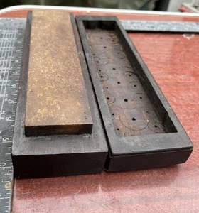 Vintage Oil Stone Sharpening in wooden box - Picture 1 of 9