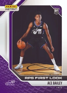 2025 Panini Instant NBA RPS FIRST LOOK 11 ACE BAILEY UTAH JAZZ ROOKIE - Bild 1 von 2