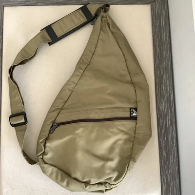Bolso Bandolera AmeriBag Taupe Nylon Bolso Espalda Saludable Foto 1 de 4
