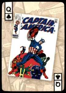 Tarjetas de póker Marvel Capitán América 2013 MAR 111 cómic inglés #2 de Queen - Imagen 1 de 2