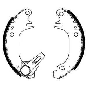 Hella PAGID Bremsbacken Bremsbeläge Satz Hinten für Citroen Peugeot 106 205 309 - Bild 1 von 1