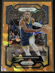 2023-24 Panini Prizm #48 Jonathan Kuminga Prizms Orange Ice - Picture 1 of 1