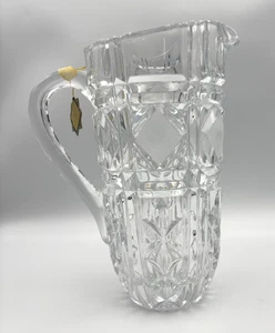 W Germany Cambridge by Royal Kendall 24% Lead Crystal Pitcher EXCELLENT - Picture 1 of 11