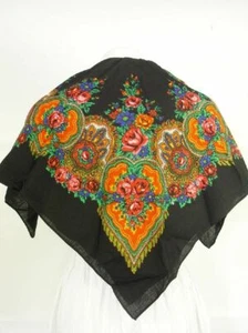 herrliches Trachtentuch traumhaftes Blumen/Ornamentmuster Tuch Dirndl-Tuch TT027 - Bild 1 von 2