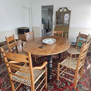 High Quality French Country Paysanne-Style Dining Table and Chairs - Picture 1 of 9